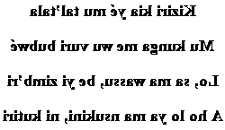 Poème d'amour bembe