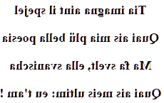 Poème d'amour romanche