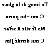 Poème d'amour sms