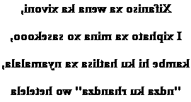 Poème d'amour tsonga